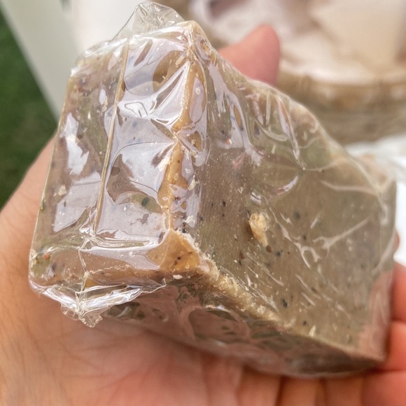 Coffee organic cold processed soap. You get two bars. Made by me on our farm. - Picture 2 of 3